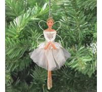 Sage Fairy | Christmas Tree Decoration | 12cm | Gisela Graham | Crossed Arms