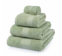 Turkish Cotton Bath Towels Set Homescapes Pale Green One Size