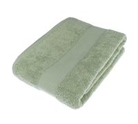 HOMESCAPES Sage Green Turkish Cotton Bath Sheet Super Soft Thick & Absorbent 500 GSM Towel Heavy Weight for everyday Luxury