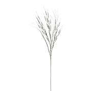Sage Green Glitter Wispy Christmas Spray - 100 cm Decorative Stem for Wreaths & Garlands