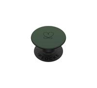 Sage Green - Infinity Heart Symbol Minimalist Love PopSockets Adhesive PopGrip