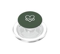 Sage Green - Infinity Heart Symbol Minimalist Love PopSockets PopGrip for MagSafe
