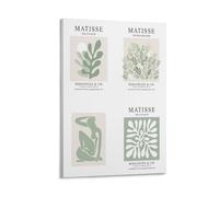 Sage Green Matisse Posters - Aesthetic Danish Pastel Room Decor-Minimalist Abstract Boho Wall Art Henri Matisse Poster (1) Canvas Poster Wall Art Picture Prints Hanging Photo Decor Home Posters Artwor
