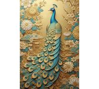 Sage Green Peacock: Japanese A5 Lined Journal (Imperial Japan Collection)