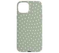 Sage Green Polka Dot Pattern Case for iPhone 15 Plus