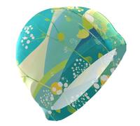 Sage Green Simple Plants Large Swimming for Men Short Hair Waterproof Swim for Men Hair Protection and Drag Reduction Gorro para natacion Mujer