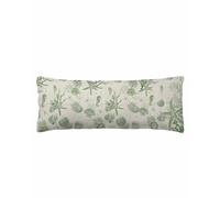 Sage Green Starfish Body Pillow Cover 20 x 54 Inch Decorative Pillow Cover Coastal Nautical Seahorse Conch Lumbar Pillowcase Seasonal Rectangle Cushion Case for Couch Sofa Bed Living Room