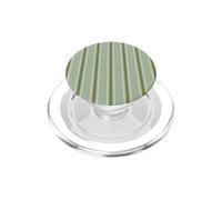 Sage Green Stripes - Modern Vertical Striped Design PopSockets PopGrip for MagSafe