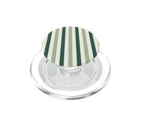 Sage Green Stripes - Modern Wide Vertical Striped Design PopSockets PopGrip for MagSafe