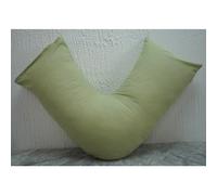(Sage Green) V Pillowcases Covers Polycotton Back Neck Maternity Support V Cushion Cases Only