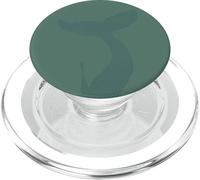 Sage Green Whale Fin Orcas Rescue Orca Sea Animal Whale PopSockets PopGrip for MagSafe