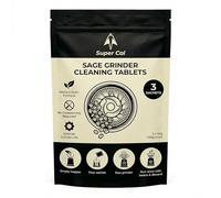 Sage Grinder Cleaning Tablets - Coffee Grinder Cleaner - 3 x 45g Sachets - Food-Safe, Gluten-Free, Natural Grain Formula - Cleans Burrs & Extends Your Grinder Life - Coffee Machine Cleaner - Super Cal