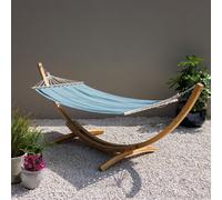 Sage Hammock with Natural Wooden Stand Primrose Green One Size