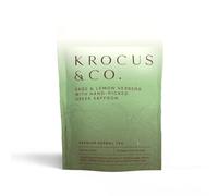 Sage & Lemon Verbena with Hand-Picked Greek Saffron | Luxury Herbal Tea | Natural Nootropic Saffron for Calm, Clarity & Inner Balance | Caffeine Free | 28 Tea Bags | Krocus & Co.