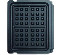 Sage - The No-mess Waffle Plates - Quick Release Non-Stick Waffle Plates for The BBQ & Press Grill SGR700, Black