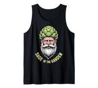 Sage of the Garden Vintage Herb Beard Design Tank Top