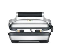 Sage Perfect Press, Sandwich and Panini Press, Brushed Stainless Steel | Sandwich and Panini Press, Crush Control Hinge, Adjustable Height, 1500W, Non-Stick Plates, Space-Saving Design