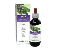 Sage (Salvia officinalis) Leaves Alcohol-Free Mother Tincture Naturalma - Liquid Extract Drops 200 ml - Food Supplement - Vegan