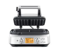 Sage Smart Waffle Pro - Stainless Steel Waffle Maker | Waffle iron, 4 dough settings including Belgian waffles, classic waffles, 12 browning settings, 1000 W power