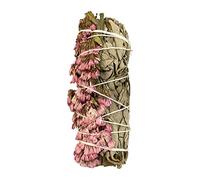 Sage Smudge Stick 4" (White Sage and Pink Sinuata 4")