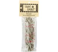 Sage Spirit, Native American Incense, White Sage, Small (4-5 Inches), 1 Smudge Wand