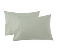 Sage Standard Pillowcases Set of 2 100% Egyptian Cotton 1000 TC Pillow Cases with Long Staple Cotton & Sateen Weave, Silky Soft Hotel - Like Bed Pillow Covers for Comfy Sleeping, Snug Fit
