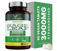 Sage Tablets 3000mg High Strength - 90 Vegan Tablets Standardised