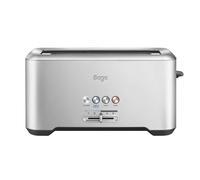 Sage - The 'A Bit More' Toaster 4 Slice With Wide Slots - 5 Settings Including A Bit More, Fruit Bread, Crumpet & Frozen - Brushed Stainless Steel
