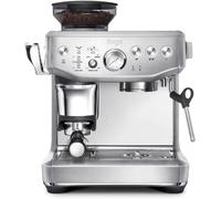 Sage the Barista Express™ Impress Espresso Machine, Manual Bean to Cup Coffee Machine, Assisted Tamping, Professional Steam Wand, Brushed Stainless Steel - SES876BSS4GUK1