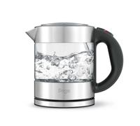 Sage - The Compact Kettle Pure - Quiet and Cordless Electric Kettle - Fast Boil, Easy to Clean Glass - 1 L Capacity, 2400 W - Brushed Stainless Steel