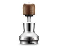 Sage - The Distribution Duo 58mm - 2-in-1 Coffee Distributor & Leveler, Adjustable Pins & Height, Stainless Steel & Walnut, Compatible with 58mm Sage Portafilters