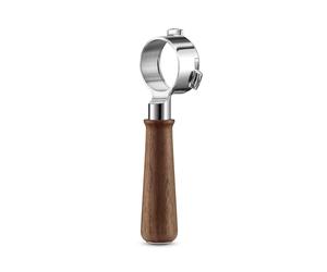 Sage - The Naked Portafilter 54mm - Bottomless Espresso Portafilter, Visual Extraction Aid, Stainless Steel & Walnut, Ergonomic Handle, Compatible with 54mm Sage Portafilters