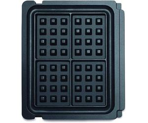 Sage - The No-mess Waffle Plates - Quick Release Non-Stick Waffle Plates for The BBQ & Press Grill SGR700, Black
