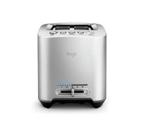 Sage - The Smart Toast 2-Slice Toaster - 2 Extra-Wide Slots - A Bit More, Lift & Look, Defrost & Bagel Settings - Brushed Aluminium