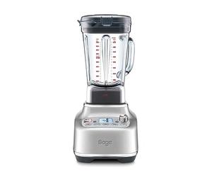 Sage - The Super Q - Quick and Quiet Blender - 5 Programs, 2400 W, 12 Speed Settings, 2 L Jug, 700 ml Cup - Smoothie Maker, Soup, Crushed Ice - Mix, Puree, Cocktails, Sauce - Brushed Stainless Steel