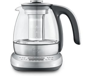 Sage - The Tea Maker Compact - Smart Tea Infuser with 5 Presets for Green, White, Oolong, Herbal & Black - Variable Temperature & Steep Time - 4 Cup / 1L Capacity - Smoked Hickory