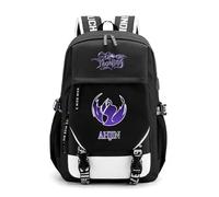 Sageam Unisex Anime Solo Leveling Backpack with USB Charging Port Laptop Daypacks Black School Bag for Men Boys