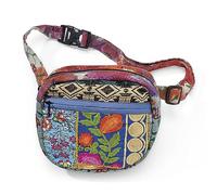 SAGEFINDS Boho Patchwork Belt Bag for Women | Stylish Fanny Pack for Waist | Fashionable Crossbody Everywhere Bag | Adjustable Strap | Designer Purse for Travel, Shopping, Music Festival, Party,