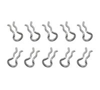 SageFurned 10 Pack Stainless Steel Brake Pad Caliper Spring Clips for Shimano XT SLX XTR, Compatible with Formula MEGA, 31x5.5x2.8 mm