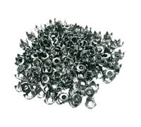 SageFurned 100Pcs Replacement Anti-Slip Spikes for Outdoor Crampon Boots, Steel Traction Studs Compatible with Hiking Shoes, Trail Running & Work Footwear, Yellow and Silver