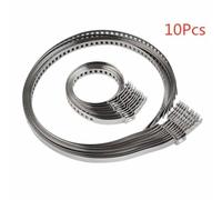 SageFurned 10Pcs Axle for CV- Joint Boot Clamp Kit Stainless Steel Driveshaft for CV- Boot Clamp Adjustable 32~41mm 70~127mm Car Accessories(CLIPS)