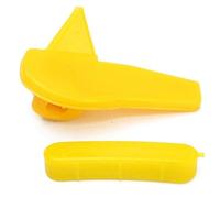 SageFurned 12pcs Yellow Tire Changer Nylon Mount/Demount Tools with Duck Head Insert for Rim Protector - Type A & B, 6 Pcs Each
