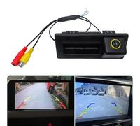 SageFurned 170° AHD 1080P Car Backup for Vehicle Rear View, IP68 Waterproof, 1280x720P CVBS/AHD Video Output, Adjustable Guideline, Compatible with A4L/for A3/A6L/for Q3/for Q5 Series