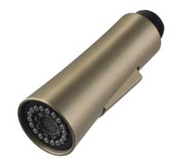 SageFurned 18 GPM Pull Down Kitchen Shower Head Brushed Gold 2 Modes (Jet & Spray Mode) Replacement Mount ABS Plastic with Standard G1/2 Connector