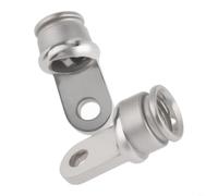 SageFurned 2 Pack Marine Stainless Steel Inside Eye End Fitting, 1 Inch 25mm Round Tube Connector Replacement Hardware for Bimini Top Support Frames Yacht Pontoon Kayak(25MM)
