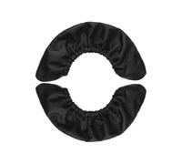 SageFurned 2 Pcs Ice Skate Blade Covers, Absorbent Microfiber & Cut-Resistant Oxford Cloth for Hockey, Figure Skating, and General Skates, with Elastic Band, Black