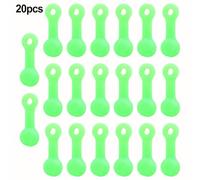 SageFurned 20pcs Hydraulic Brake Bleed Nipple Caps for Bicycle Disc Brakes, Rubber Bleeder Screw Covers Compatible with for Shimano/for SRAM/Campagnolo, Black Red Green