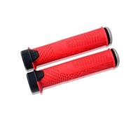 SageFurned 22mm for Bike Handlebar Grips with Lock for RING, for TPR Rubber Anti-Slip for Mountain for Bicycle, 145mm Length, Compatible with 22.2mm Handlebars, Black