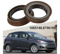 SageFurned 2x Differential Driveshaft Seals for Ford C-Max for Kuga for Mondeo for Transit, Compatible with for volvo C30 C70 S40 S60 S80 V40 V50, 55mm OD 40mm ID 8mm Width, Steel Construction