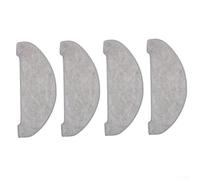 SageFurned 4 Pack Replacement Mopping Clothes for Vexilar W9 Robot Vacuum Cleaner Microfiber Mop Pads Washable Floor Cleaning Accessories Pet Hair Compatible